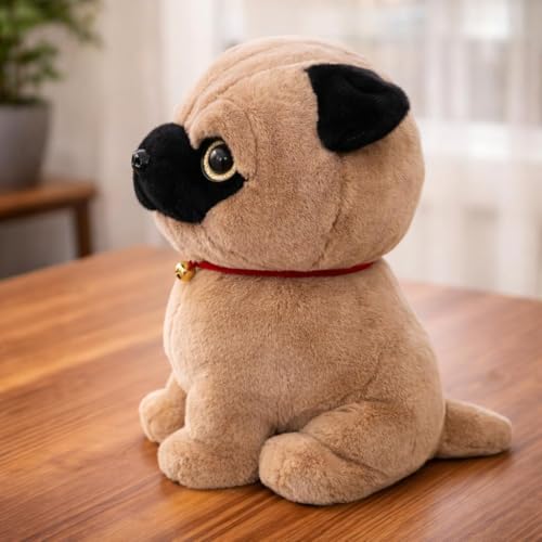 Image of EITHEO Soft Plush Dog Toy for Kids (40 cm) | Cute Stuffed Puppy Teddy Bear | Ultra Soft Huggable Animal Toy for Boys & Girls | Birthday Gift & Home Decor (Brown)