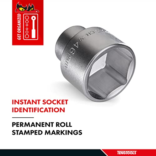 Teng TENM340521 Sockets and Accessories, Silver, 21mm - Image 4