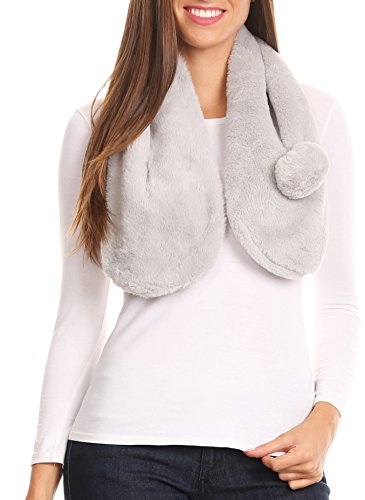 Sakkas 1786 - Elise Faux Fur Mink Sciarpa calda
