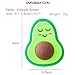 Ranvi 30 PCS Avocado Erasers, Mini Erasers for Kids Play Prize Party, Carnival and School Supplies