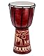 60cm Große Djembe Trommel Bongo Drum Elefant Braun Fair Trade Top Klang