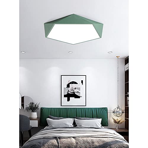 Lampe de plafond LED 6000k blanche et plafonnier moderne jaune