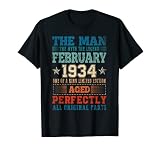 Cadeaux de 89e anniversaire, vintage, février 1934 T-Shirt
