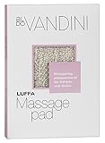 aldoVANDINI PURE MOMENTS Luffa Massagepad, Peelingpad, Massagepolster 1er Pack (1x 1 Stück)