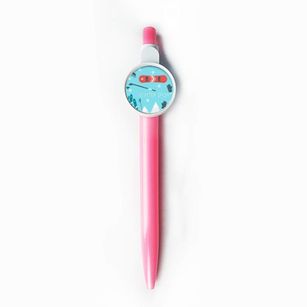 Stylo à bille rétractable bleu anti-bavure pour écriture rapide et propre