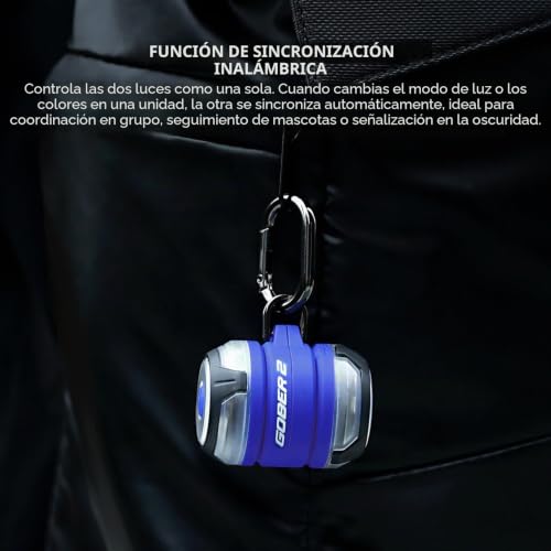 Miniatura 6 de Olight Gober 2 - Luz De Seguridad Led De Alta Visibilidad Con 4 Modos De Iluminación, Advertencia Intermitente Recargable Usb-C Con Clip Para Correr, Ciclismo, Camping, Pasear Al Perro Por La Noche