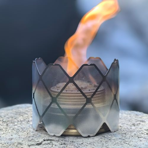 2-Piece Ultralight Stainless Steel Camp Stove Windscreens