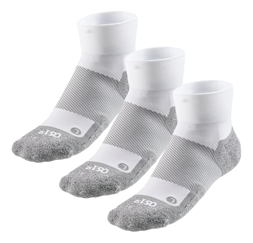 Road Runner Sports R-Gear OS1st Ultimate Quarter Socks, Men and Women, 3 Pairs