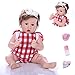 Poupee Realiste 22 Pouces 55 cm Poupée Reborn Bébé Fille Silicone Souple Vinyle Jouet Poupon Fait Main Vrai Vie Cadeaux de Vacances Reborn Dolls