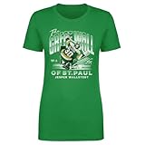 500 LEVEL Jesper Wallstedt Minnesota The Great Wall of St. Paul Shirt for Women (Kelly Green, X-Large)