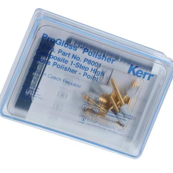 Axis Dental P8001 NTI ProGloss One-Step Polishing Points RA 4mm White 12/Pk