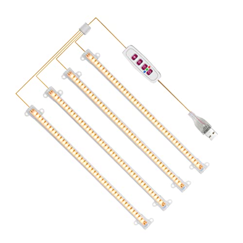 LED Plant Grow Light Strips Volspectrum Kamerplanten met Auto ON/Off Timer Grow Lamp Hydrocultuur Vetplanten