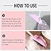 Libeauty Lash Lift Glue, Eyelash Lift Adhesives Lash Perm Glue Strong Sticky Eyelash Lifting Gel for Lash Perming or False Eyelashes Dissolves Quickly in Water