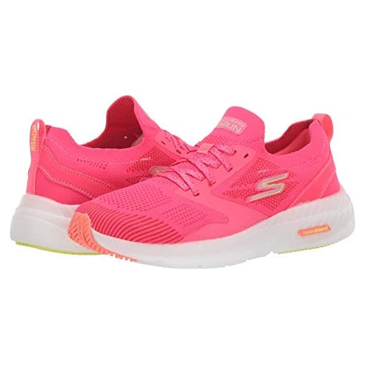 Tênis Go Run Hyper Burst, Skechers, Feminino, Hot Pink, 35