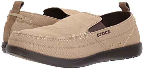 CROCS Walu Men - Khaki/Espresso - M8 , 11270-23G-M8, Men , Khaki/Espresso , M8