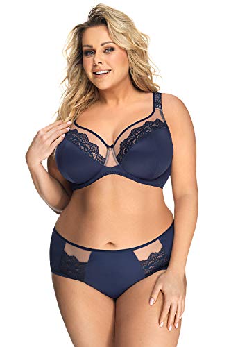 Gorsenia Luisse K442 Navy Blue Lace Brief