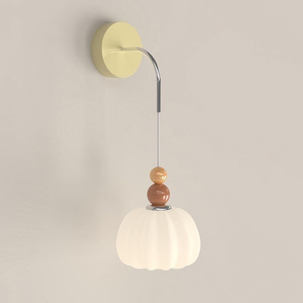 Lámpara de pared francesa retro con diseño de calabaza de alta gama