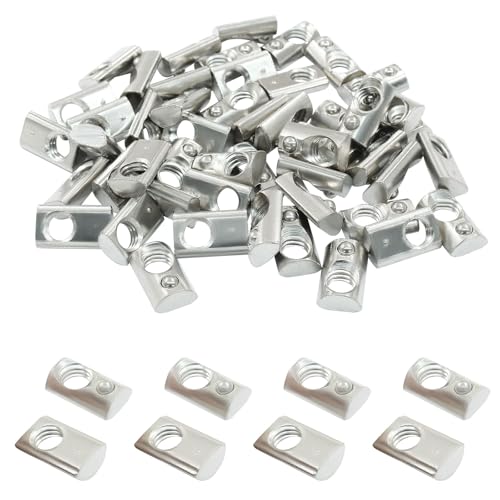 Écrous en T M6 série 2020 demi-ronds pour profilé aluminium à rainure Waziaqoc