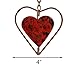 Ancient Graffiti Multicolor Heart Rain Chain, 4