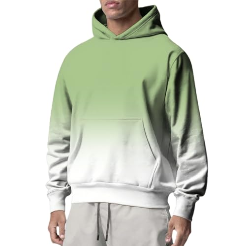 Sweat à capuche homme ample contre le froid avec une poche kangourou