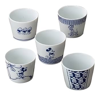 古い　そば猪口　微塵粉　みじんこ　染付　そば猪口　５客 Amazon｜ディズニー 小粋染付 そば猪口 5客揃 3230-21｜そば猪口