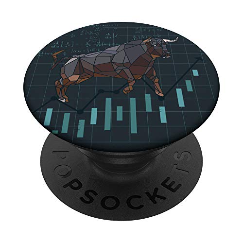 Bull Stock Market Trading PopSockets Swappable PopGrip