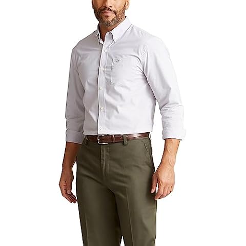 Dockers Men's Long Sleeve Comfort Flex Shirt Cover