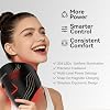 Red Light Therapy for Face 4 Wavelengths Red Light Mask(660nm Red, 850nm NIR, Blue, Yellow), 84 LEDs, Wireless 2000mAh Charging, Multiple Light Modes Anti-Aging & Brightening(Black)