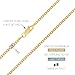 KISPER 18K Gold-Plated 925 Sterling Silver Cuban Link Curb Chain Necklace – Italian Design, 2.5mm for Men & Women with Lobster Clasp, Made in Italy, 20
