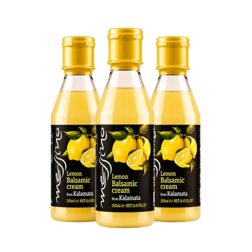 Messino Crème Balsamique Blanche au Citron 3x250ml (750ml) – Vegan