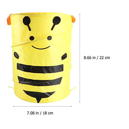 Hemoton Childrens Laundry Basket Collapsible Fabric Nursery Storage Bin Cute Organizer Large Foldable Hamper For Home Closet Laundry Cartoon Clothes Bag Toys Storage Stylish #TOP3