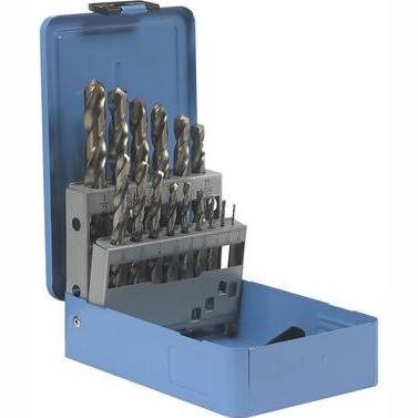 Image of Century Drill & Tool, 26315, 15 PC Set,Jobber Drill Bit,ProGrade, Cobalt Steel, High Speed Drill Bit Pack
