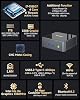 Mini PC GMKtec M2 Intel Core i7-1185G7 (hasta 4.8 GHz) 32GB DDR4 1TB SSD | Computadoras mini de escritorio WiFi 6, BT 5.2/ DP, HDMI/RJ45 2.5G/USB4.0 6