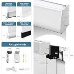 SmartWings Motorized 100% Blackout Shades Blinds, Custom Size, Cordless Window Shades with Rechargeable Battery, Works with Matter/Apple HomeKit, Alexa, Thread/Zigbee, Remote Optional, Safar White - Image 6