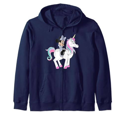 Sweat Minnie et Licorne à fermeture éclair double cadeau idéal fille