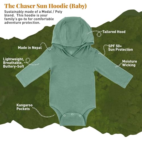 Chaser - Baby Sun Hoodie UPF50+ | Lightweight UV Protection for Hiking, Travel & Outdoor Play2