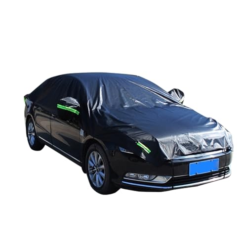 lekiliky Half Car Cover Top, Windshield & Sunroof Protector, UV, Rain, Vehicle Cover with Fixed...