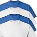 FOL Men's 5 oz. HD Cotton T-Shirt-ROYAL/WHITE-XL-4 Pack