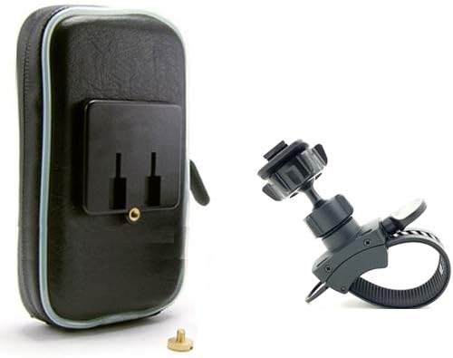 chargercity enhanced strap lock bike bicycle motorcycle handle bar mount wsmartphone water resistant case for galaxy s22 s23 iphone 14 13 12 pro max