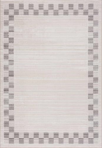 Hauteloom Sheffield Washable Checkered Runner Rug 6'7