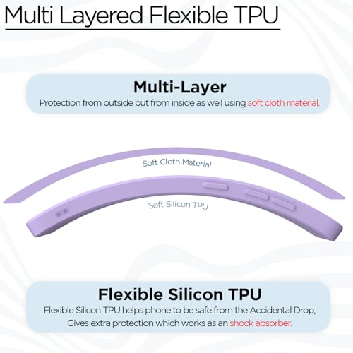 Image of Outlouders Back Cover for Realme 11 Pro / 11 Pro Plus 5G / Narzo 60 Pro 5G | Camera Protection | Durable Soft Matte Silicone Bumper Case (Purple)