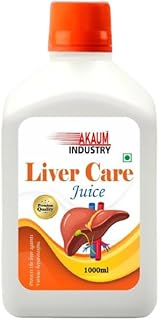 AKAUM INDUSTRY Ayurvedic Liver Care Juice - 1L | Herbal Liver Supplement | Antioxidant-Rich Formula | No Added Sugar - Pac...