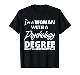 Womens Funny Psychology Degree Graduation Psychologist T-Shirt