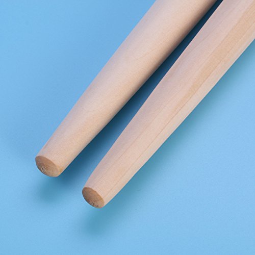 ROSENICE Drumstick 1 Par Maibachi Taiko Ponta de Madeira Bateria Master Tambor Adesivos (Cores de Va