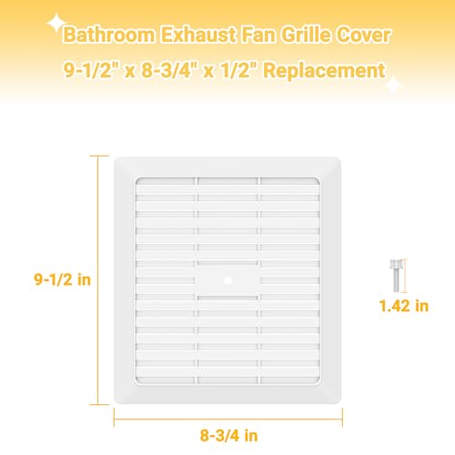 Grilles d'aération Broan-NuTone 686 blanc durable lot de 2