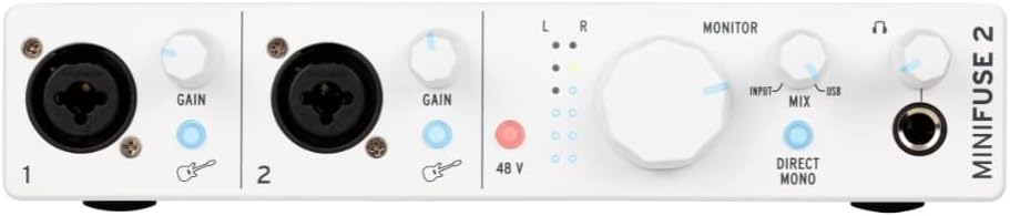 Arturia MiniFuse 2 Blanco Interface de Audio