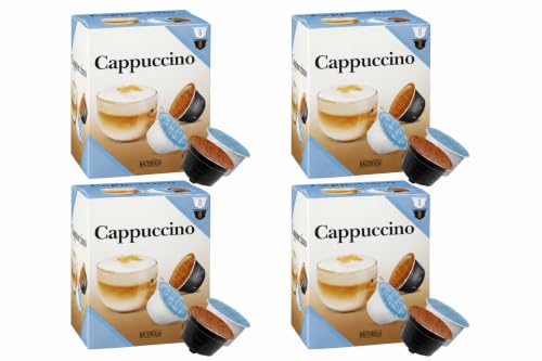Café Capuccino en Cápsulas Hacendado (compatible con Dolce Gusto) 16 Cápsulas - Pack 4