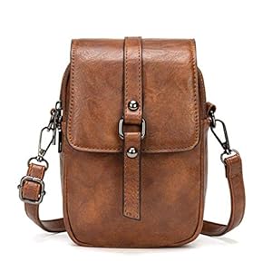 Sawekin Schoudertas voor dames, voor mobiele telefoon, portefeuille, kleine schoudertas