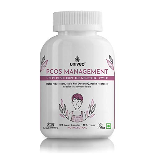Unived PCOS Management, 40:1 Ratio 2000mg Myo-Inositol to 50mg D-Chiro-Inositol with Natural CaronisitolÂ®, for Acne, Facial Hair, Insulin Resistance, & Hormonal Balance, (1 Month Supply)