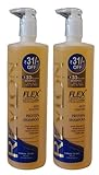 2 X Revlon Flex Body Building Shampoo Normal to Dry, 592ml Each